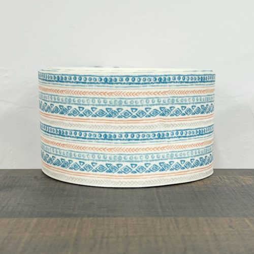 Tribal pattern polyester grosgrain ribbon