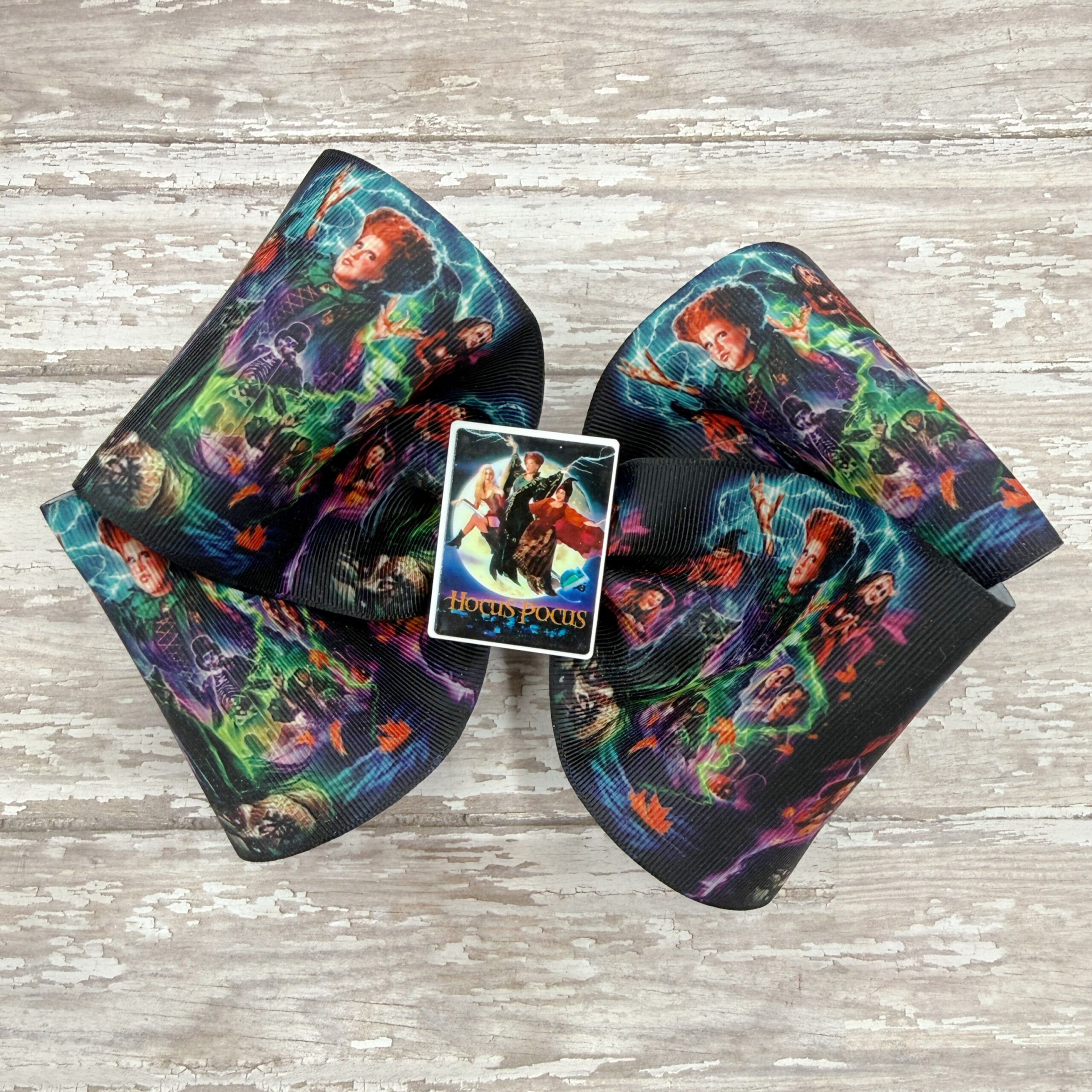 Witchy Halloween boutique 8” bow